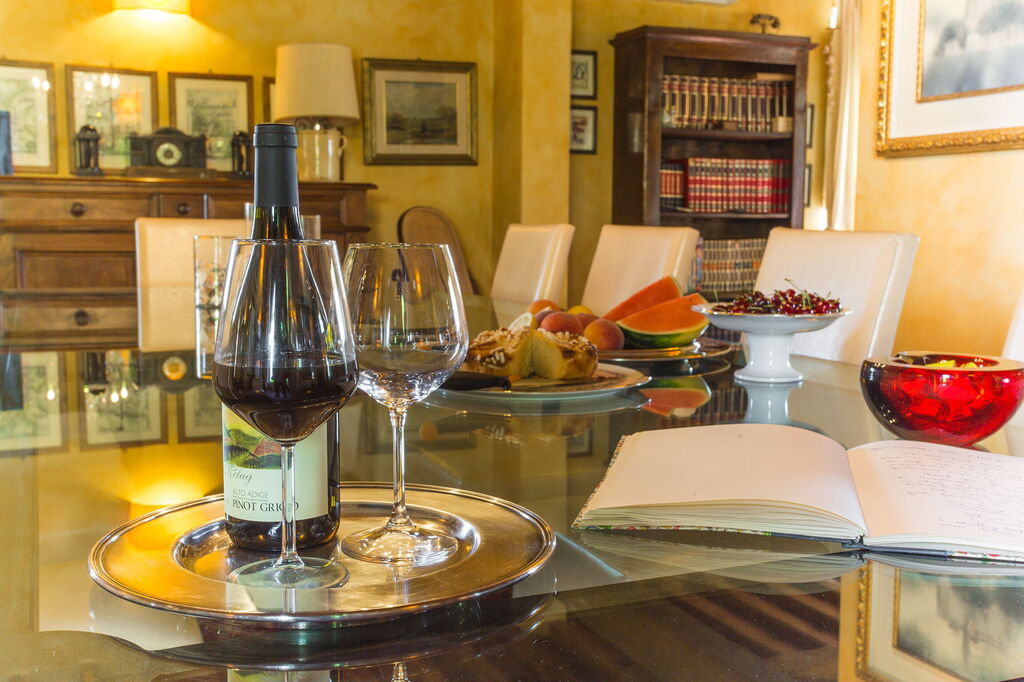 Warm Tuscan home interior in Lucca – discreet property management and home care